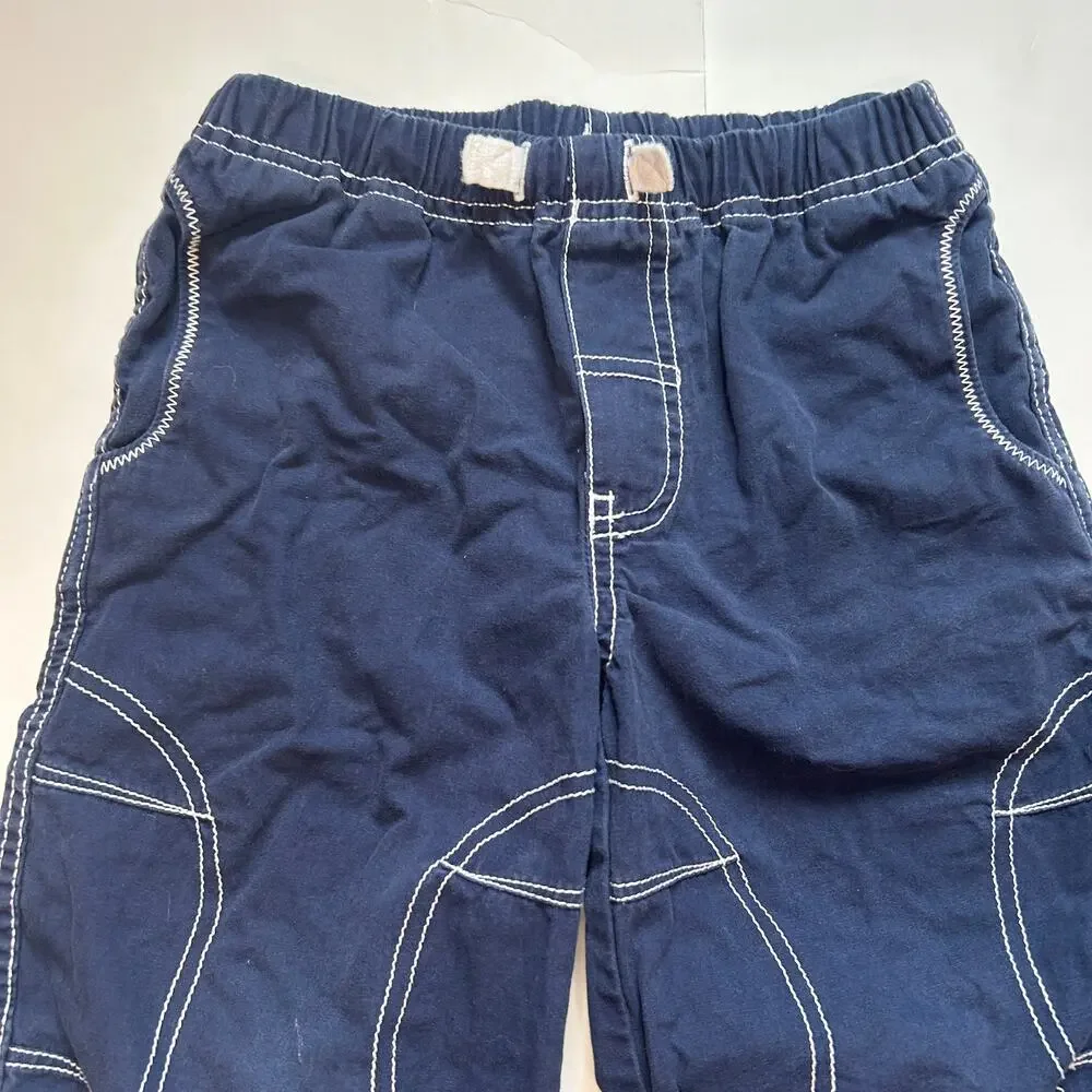Hanna Andersson Navy Blue Cargo/Play Shorts - Size 110 (5Y)